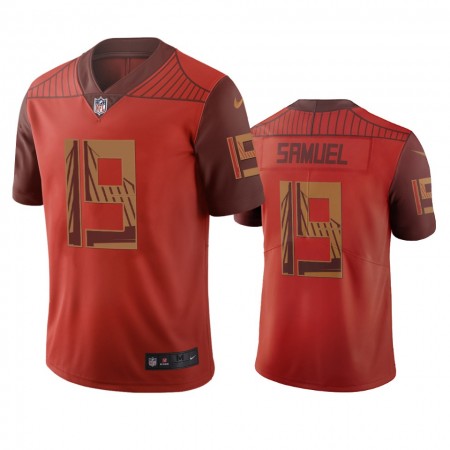 Maillot San Francisco 49ers Deebo Samuel 19 Orange City Edition Vapor Limited - Homme Maillot San Francisco 49ers Deebo Samuel 19 Orange City Edition Vapor Limited - Homme
